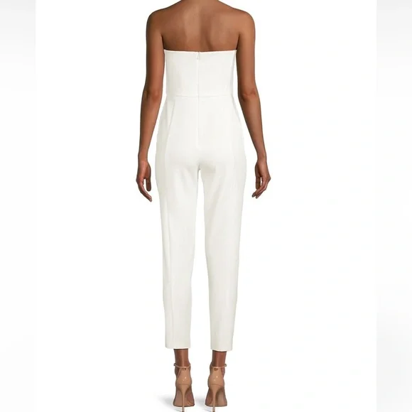 Black Halo Jada Strapless Jumpsuit Size 10 NWT